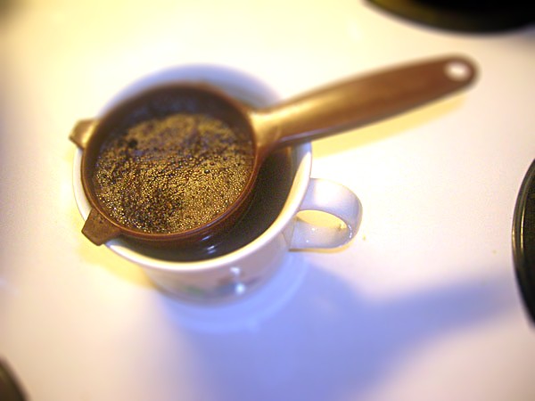Brewing coffee with an infuser
